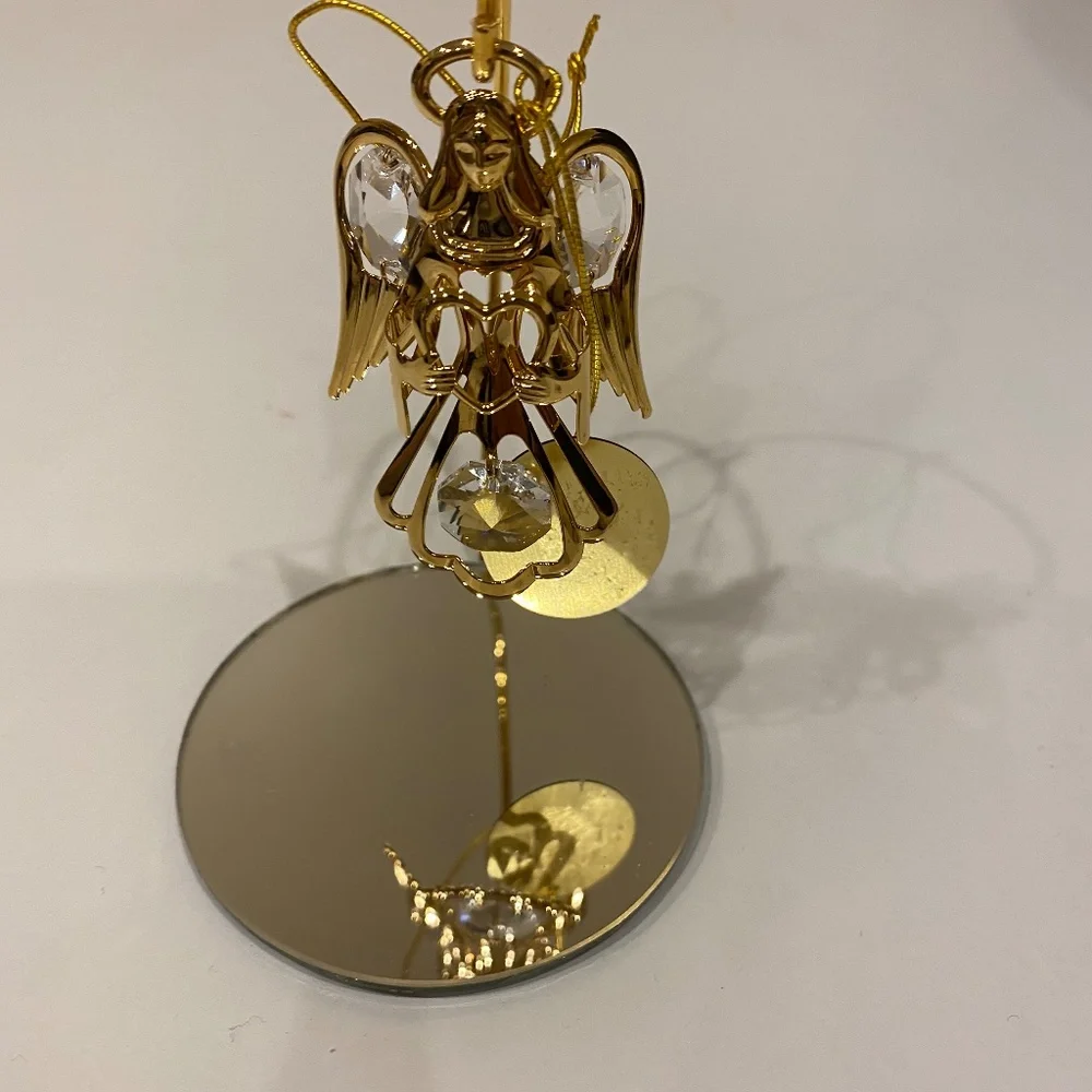 gold angel ornament